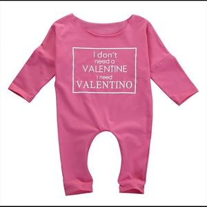 (SOLD) I Don’t Need A Valentine Romper